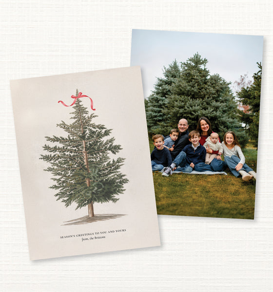 The Vintage Tree Holiday Card