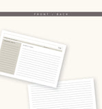 Recipe Cards