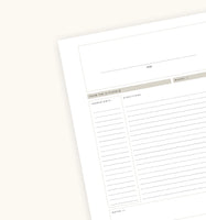 Recipe Sheets