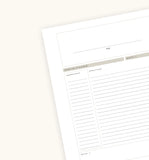 Recipe Sheets