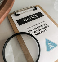 Science Lab Safety Sign