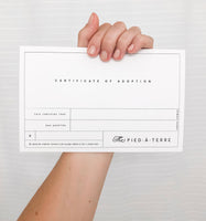 Puppy Adoption Certificate