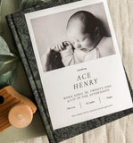 Elegant Birth Announcement