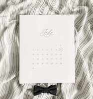 Elegant Pregnancy Announcement | Hand Lettered Print