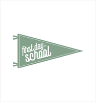 First day of School Pennant