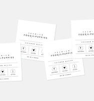 Puppy Food Tags