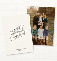 The Happy Holiday Card