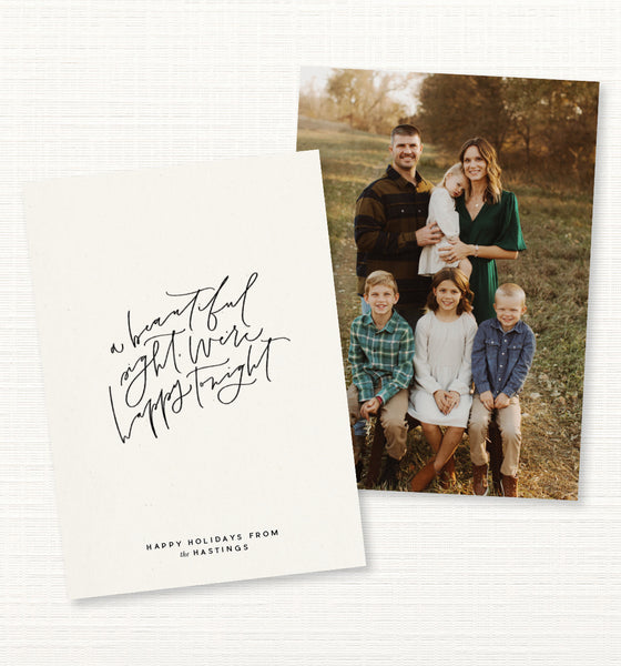 The Happy Holiday Card