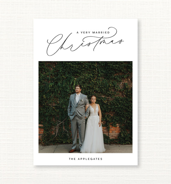 The Newly Weds Holiday Card