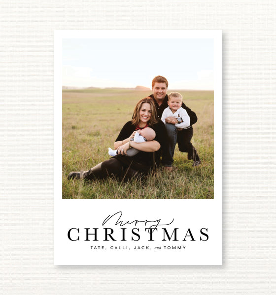 The Classic Holiday Card