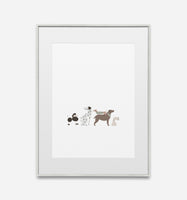 Pups Lined Up Artwork