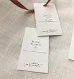 Santa Holiday Gift Tags