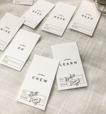 Want Need Wear Read and More Holiday Gift Tags