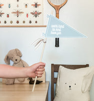 Work Hard, Be Nice, Have Fun Pennant